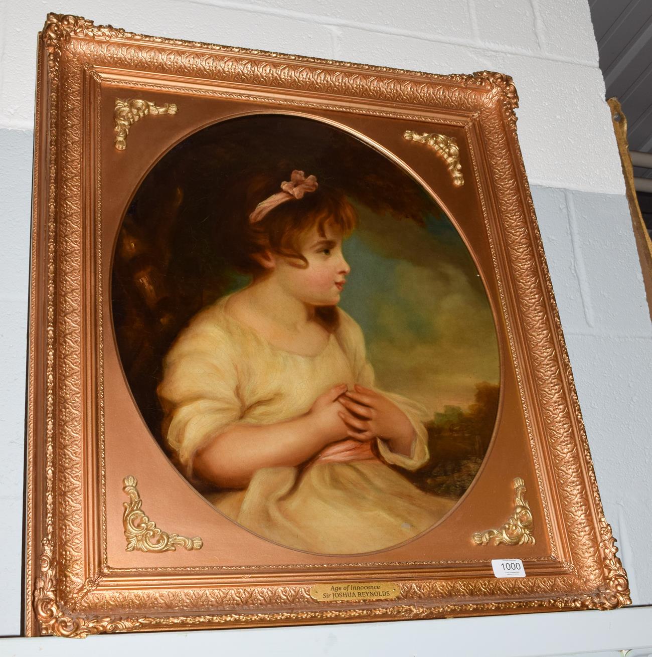 Lot 1000 - After Sir Joshua Reynolds PRA FRS FRSA (1723-1792), ''The Age of Innocence'', oil on canvas,...