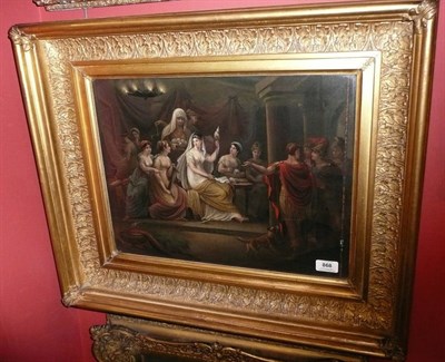 Lot 868 - Follower of David Allen (18th/19th century) Classical figurative subject with figures in...