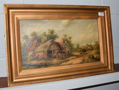Lot 1032 - Edward Masters (19th century) 'Scene in Sussex', signed, inscribed and dated 1878 verso, oil on...