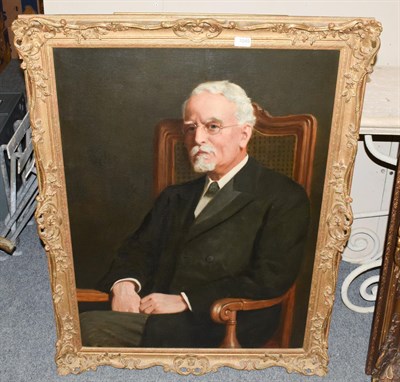 Lot 1049 - John Collier (1850-1934), Portrait of Alderman Robert Turner JP, Mayor of Rochdale, oil on...