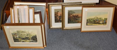 Lot 1087 - M.Whitehead, Williamson's Memorial, Lancaster, watercolour, gilt frame; print of Yewbarrow &...