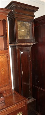 Lot 1111 - An oak thirty hour alarm longcase clock, signed Newman, Norwich, early 18th century (now on a later