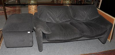 Lot 1226 - A Cassina Italian sofa and chair
