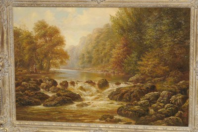 Lot 895 - A...Turner (19th century) "The Still Pool, Bettws-y-Coed, North Wales" Signed, bearing a later...