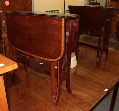 Lot 1347 - Two mahogany Sutherland tables
