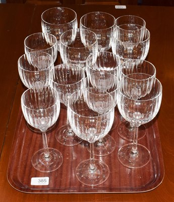 Lot 385 - A part suite of Villeroy & Boch wine glasses