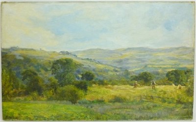 Lot 906 - Herbert W. Neville (1900-1935) "In the Valley of the Conwy" Signed and dated 1902, oil on...