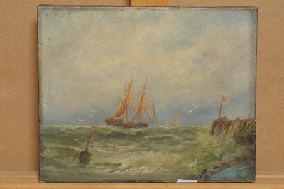 Lot 917 - Style of John Jock Wilson (19th century) "Off the Boat, Yarmouth" Inscribed on the stretcher verso