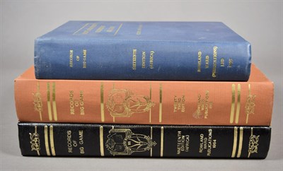 Lot 2192 - Hunting Books: Rowland Ward Records Of Big Game, Three Volumes, 16th Edition (Africa), 1975,...