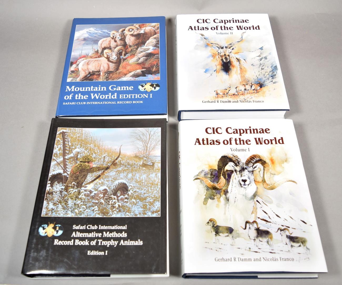 Lot 2193 - Hunting Books: CIC Caprinae Atlas Of The World, Edition 1 & 2, published by Rowland Ward, 2013,...