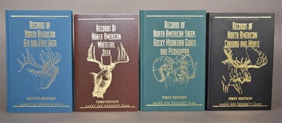 Lot 2194 - Hunting Books: Boone & Crockett Club Record Books, comprising - Records of North American...