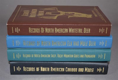 Lot 2194 - Hunting Books: Boone & Crockett Club Record Books, comprising - Records of North American...