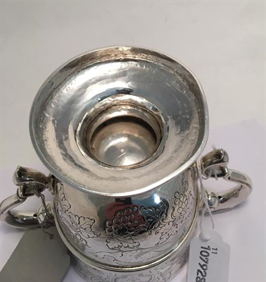 Lot 2014 - A George III Irish Silver Cup, by Richard Williams, Dublin, 1770, inverted bell-shape and on...