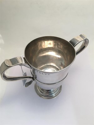 Lot 2023 - A George III Silver Two-Handled Cup, by John Langlands, Newcastle, 1796, inverted bell-shaped...