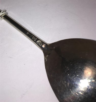 Lot 2025 - A Rare Henry VII Parcel-Gilt Silver Apostle-Spoon, Maker's Mark Indistinct, London, 1508, the...