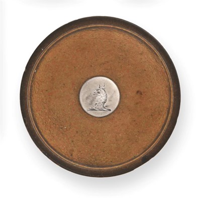 Lot 2045 - A George III Silver-Mounted Vernis Martin Bonbonierre, Apparently Unmarked, Circa 1810,...