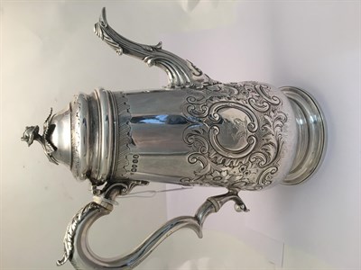 Lot 2062 - A William IV Silver Coffee-Pot, by John Wrangham and William Moulson, London, 1833, tapering...