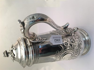 Lot 2062 - A William IV Silver Coffee-Pot, by John Wrangham and William Moulson, London, 1833, tapering...