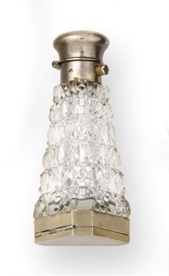Lot 2072 - A Victorian Silver-Gilt Mounted Scent-Bottle Cum Vinaigrette, Apparently Unmarked, Second Half 19th