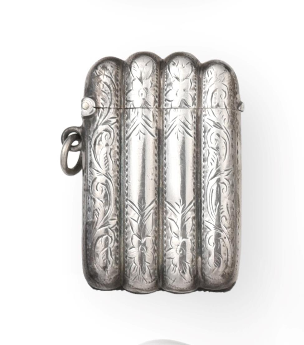 Lot 2087 - An Edward VII Silver Vesta-Case, by Payton, Pepper and Sons Ltd., Chester, 1902, modelled as a...