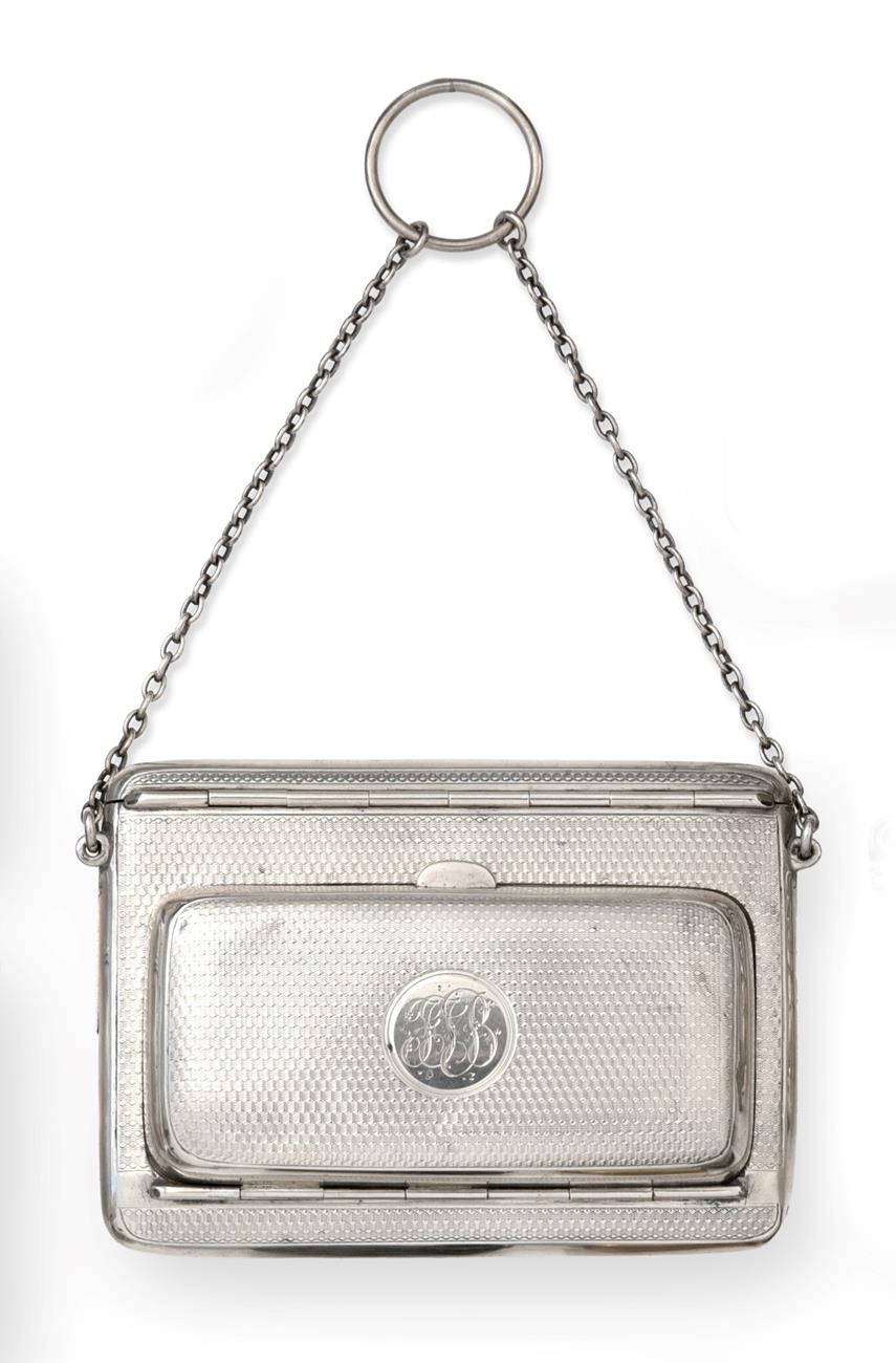 Lot 2089 - A George V Silver Purse, Maker's Mark DBros, Possibly for Davies Brothers, Birmingham, 1911,...