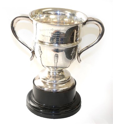 Lot 2117 - A George V Silver Trophy-Cup, by The Goldsmiths and Silversmiths Co. Ltd., London, 1913,...