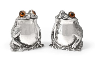 Lot 2131 - A Pair of Elizabeth II Silver Salt and Pepper-Shakers, by Richard Comyns, London, 1971, each...