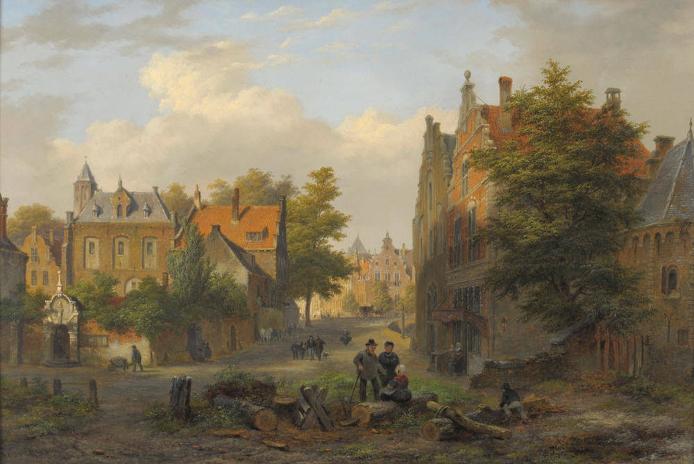 Lot 969 - Bartholomeus Johannes Van Hove (1790-1880)