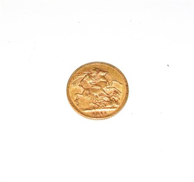 Lot 78 - George V, 1911 Sovereign. Obv: Bare head left. Rev: St. George and the dragon. S. 3996. Very Fine.