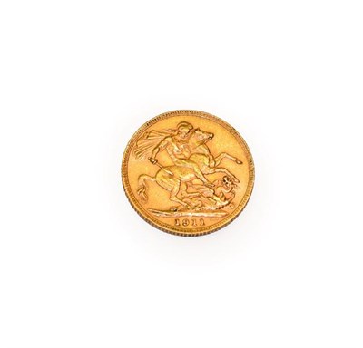 Lot 114 - George V, 1900 Sovereign. Obv: Bare head left left. Rev: St. George and the dragon. S. 3996....