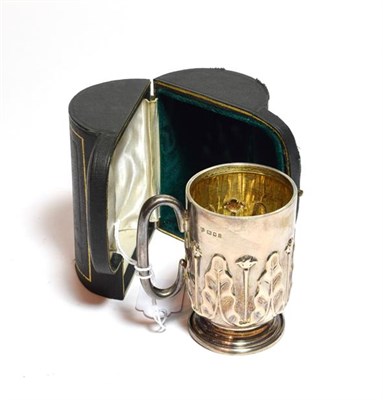 Lot 194 - A George V silver christening mug, by The Goldsmiths and Silversmiths Co. Ltd., London, 1925,...