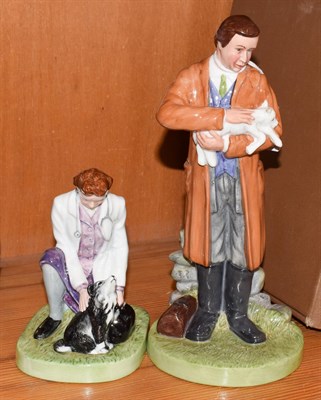 Lot 310 - Two Royal Doulton figures 'Town Vet' and 'Country Vet' (2)