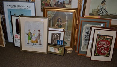 Lot 1070 - Of early theatrical interest, a large group of pictures, prints and posters relating to the English