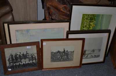 Lot 1085 - * Of Hunting Interest, a collection of various prints and photographs, including after A.J....