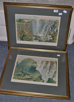 Lot 1086 - * After Thomas Baines (1820-1875) A set of eleven colour prints of 'Victoria Falls & the...