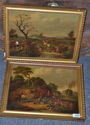 Lot 1088 - * Style of John Nost Sartorius (1759-1828) Hunting scenes, a pair, oil on canvas, bearing...