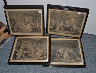 Lot 1109 - * After William Hogarth (1697-1764) 'Marriage a la Mode', set of six engravings, by Bernard...