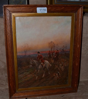 Lot 1116 - Henry Frederick Lucas- Lucas (1848-1943),''Returning home'', signed and dated 1914, signed,...
