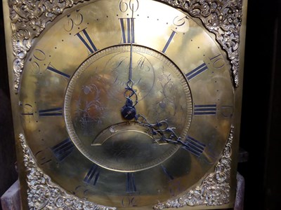 Lot 1155 - An oak thirty hour longcase clock, signed E Sagar, K Stephen, circa 1780