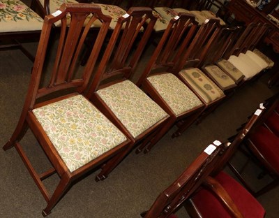 Lot 1193 - Ten assorted dining chairs