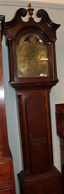Lot 1253 - An oak eight-day long case clock, the arched brass dial signed Lawrie, Carlisle, circa 1780,...