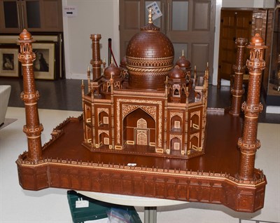 Lot 384 - A scale model of the Taj Mahal