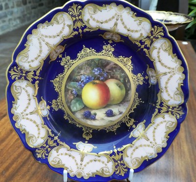 Lot 12 - A Composite Royal Worcester Porcelain Dessert Service, by Richard Sebright, William Bee and...