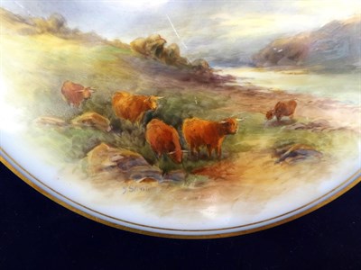 Lot 19 - A Set of Four Royal Worcester Porcelain Plates, by John Stinton, 1912, 1913, 1917 and 1926, painted