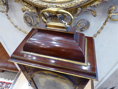 Lot 77 - A George III Mahogany Striking Table Clock, signed Natt Style, London circa 1760, mahogany and...