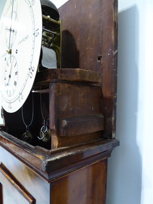 Lot 82 - A Mahogany Striking Eight Day Domestic Regulator Longcase Clock, signed C.E Rodgers, Stamford,...