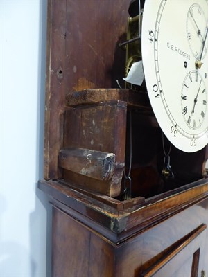 Lot 82 - A Mahogany Striking Eight Day Domestic Regulator Longcase Clock, signed C.E Rodgers, Stamford,...