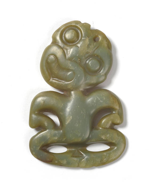 Lot 1064 - A Maori Greenstone Hei-Tiki, as a