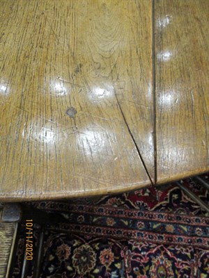 Lot 166 - An Eight-to-Ten-Seater Oak Gateleg Dining Table, circa 1700, with two dropleaves to form an...