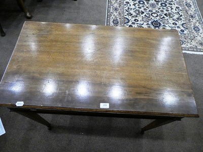 Lot 209 - A Late 19th Century Oak Gaming Table, with removable cover, the verso with two gaming boards...